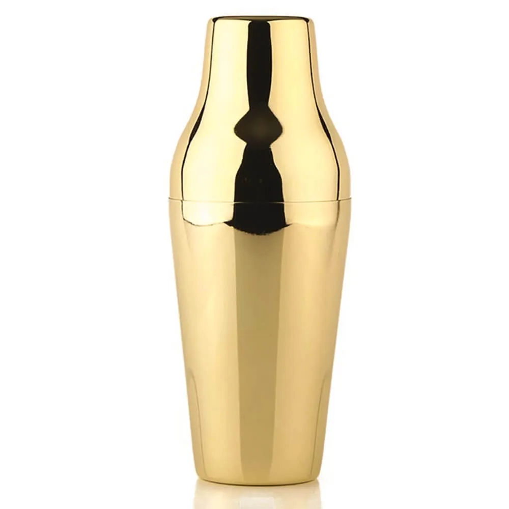 Coqueteleira Paris dourada 650ml
