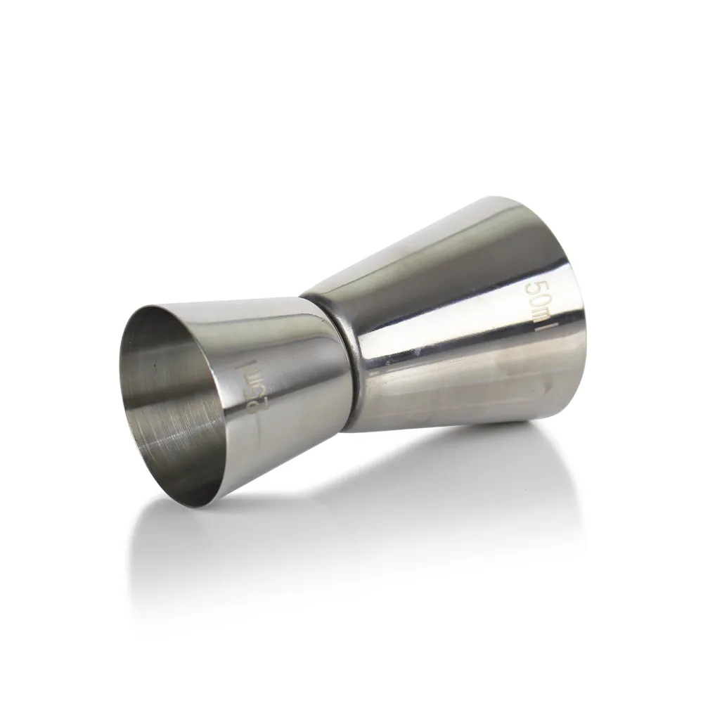 Dosador duplo inox 25 e 50ml